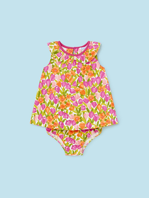 Mayoral Toddler Girl Bright Floral Day Dress