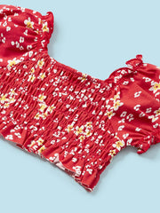 Mayoral Toddler Girl Red Floral Co-Ord