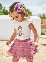 Mayoral Toddler Girl Summer Tulle Skirt