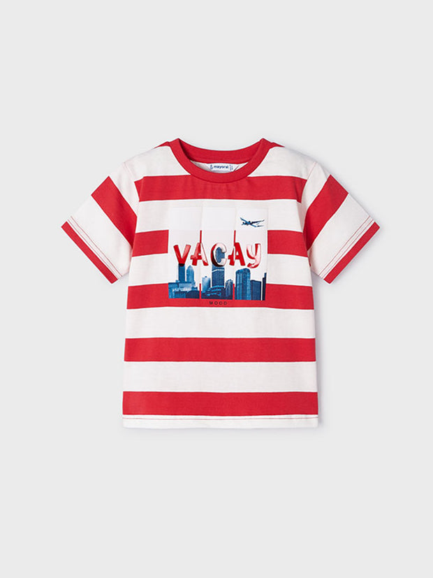 Junior Boy Vacay Striped T-Shirt