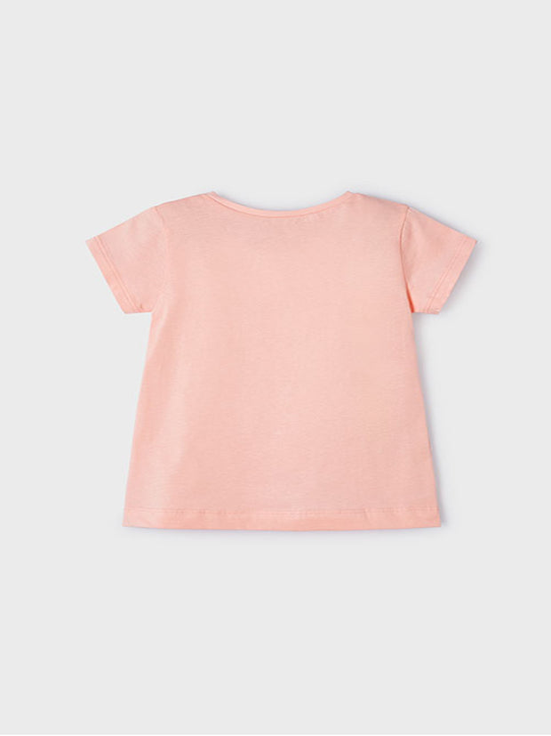 Junior Girl Coral 'Free To Fly' T-Shirt