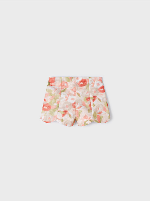 Mayoral Junior Girl Floral Shorts