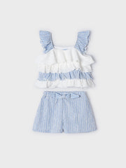 Mayoral Junior Girl Striped Co-Ord