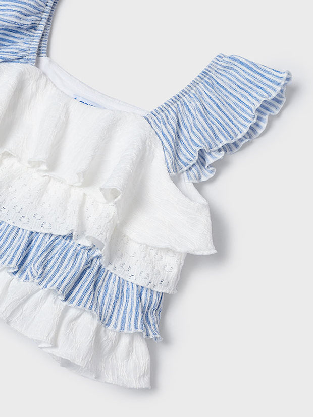 Mayoral Junior Girl Striped Co-Ord