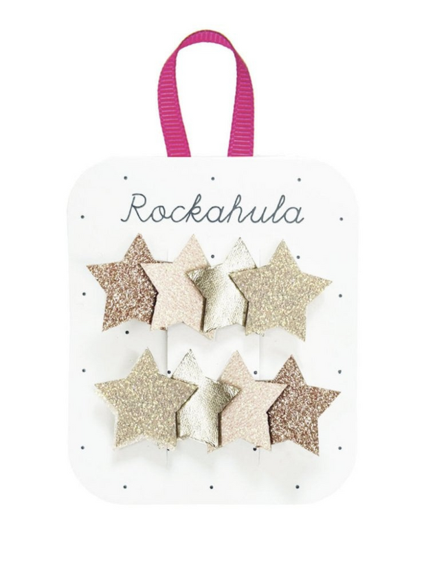 Rockahula Frosted Shimmer Star Clips