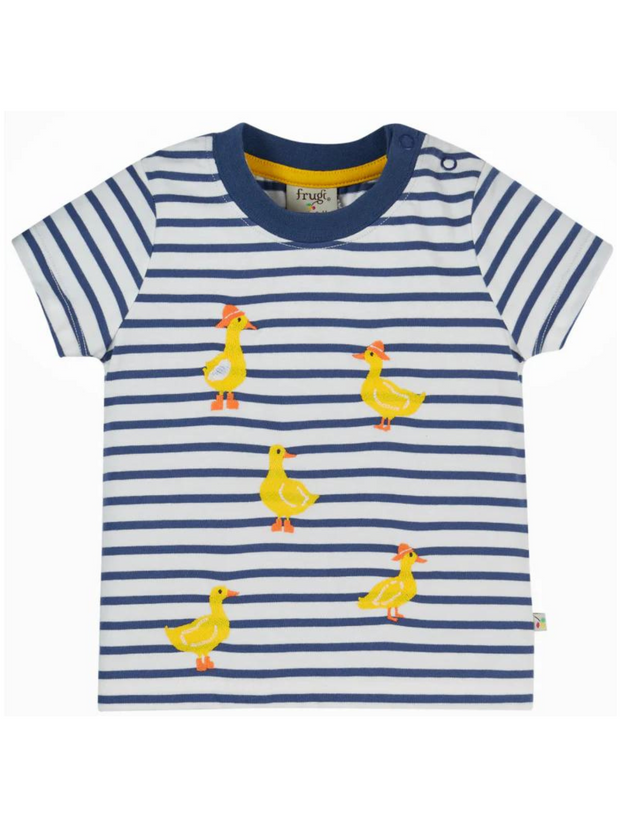 Frugi 'Ennis' Embroidered T-shirt