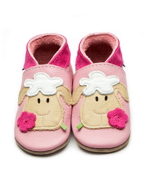 Baby Pink Sheep Soft Shoes