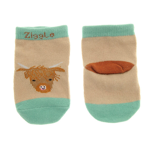 Highland Cow Leggings & Socks Set