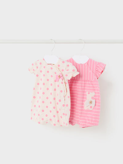 Mayoral Baby Girl 2 Pack Summer Rompers