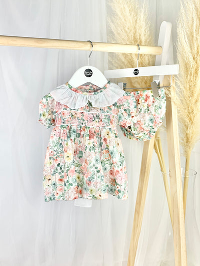 Baby Girl Woven Floral Dress Set