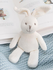 Knitted Organic White Bunny