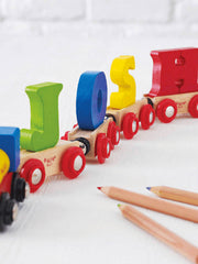 Wooden Alphabet Name Train