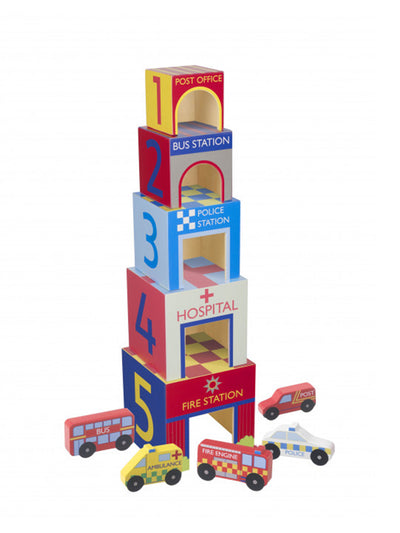 Emergency Services Stacking Cubes