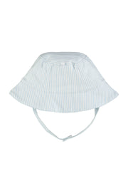 Emile Et Rose Selwyn Blue & White Striped Sun Hat