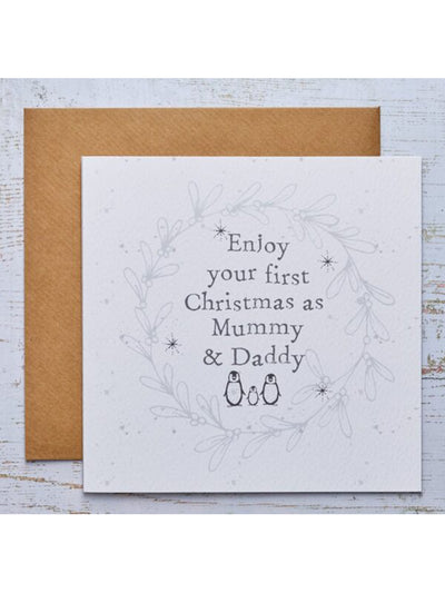 First Christmas as Mummy & Daddy Greeting Card
