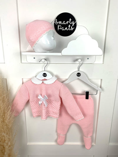 Chloe 3-Piece Knitted Gift Set With Hat - 3 Colours
