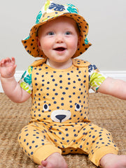 Yellow Spotty Cub Dungarees