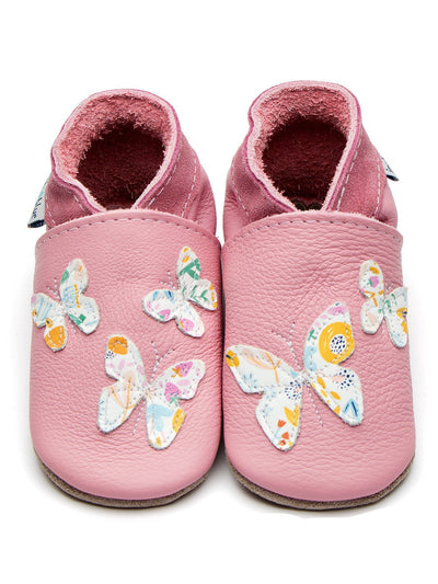 Baby Pink Buttterfly Soft Shoe