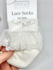 PEX Bow Lace Socks