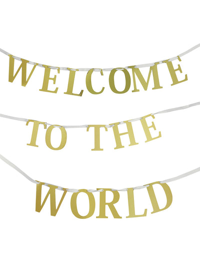 Bambino 'Welcome To The World' Bunting