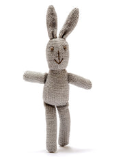 Grey Knitted Bunny