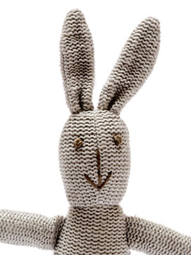 Grey Knitted Bunny