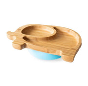 Bamboo Elephant Suction Plate - 2 Colours