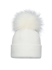 Baby Single Knit Pom Pom Hat - 4 Colours