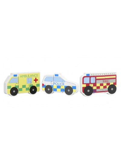 Emergency Services Mini Puzzle Set