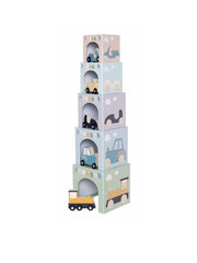 Vehicles Stacking Cubes 1-5